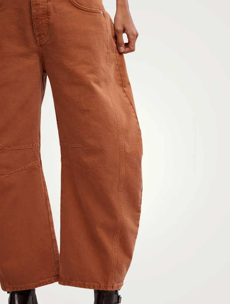 Good Luck Barrel-Leg Jeans