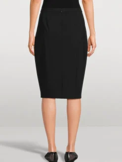 Good Wool Pencil Skirt