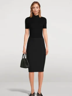Good Wool Pencil Skirt