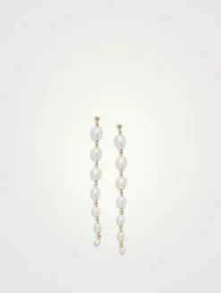 Gradual Keshi Pearl Dangle Earrings