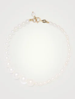 Graduated Pearl Bracelet