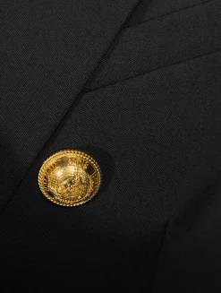 Grain de Poudre Wool Double-Breasted Blazer