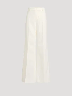 Grain de Poudre Wool Trousers