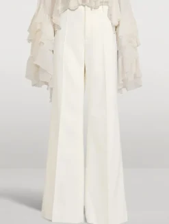 Grain de Poudre Wool Trousers