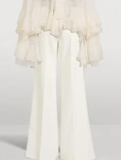 Grain de Poudre Wool Trousers