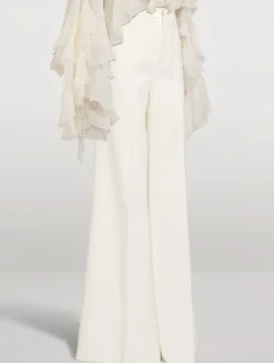 Grain de Poudre Wool Trousers