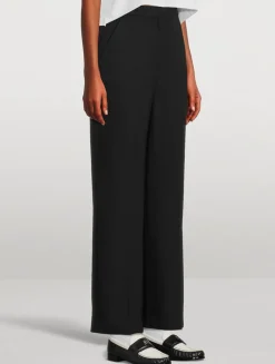 Grain de Poudre Wool Trousers