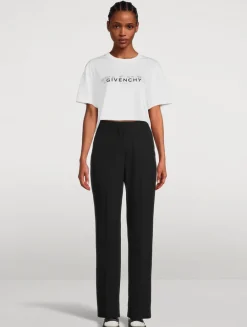 Grain de Poudre Wool Trousers