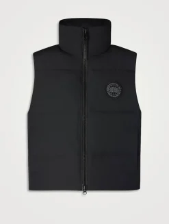 Grandview Black Label Cropped Down Vest