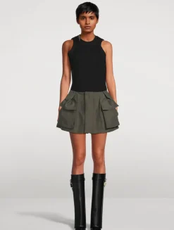 Grosgrain Cargo Skort