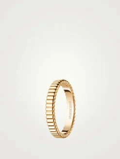Grosgrain Gold Wedding Band
