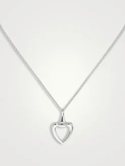 Gucci Heart Silver Necklace