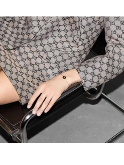 Gucci Interlocking 18K Diamond Bracelet