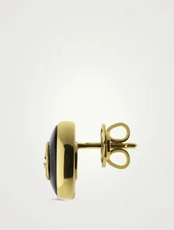 Gucci Interlocking 18K Stud Earrings