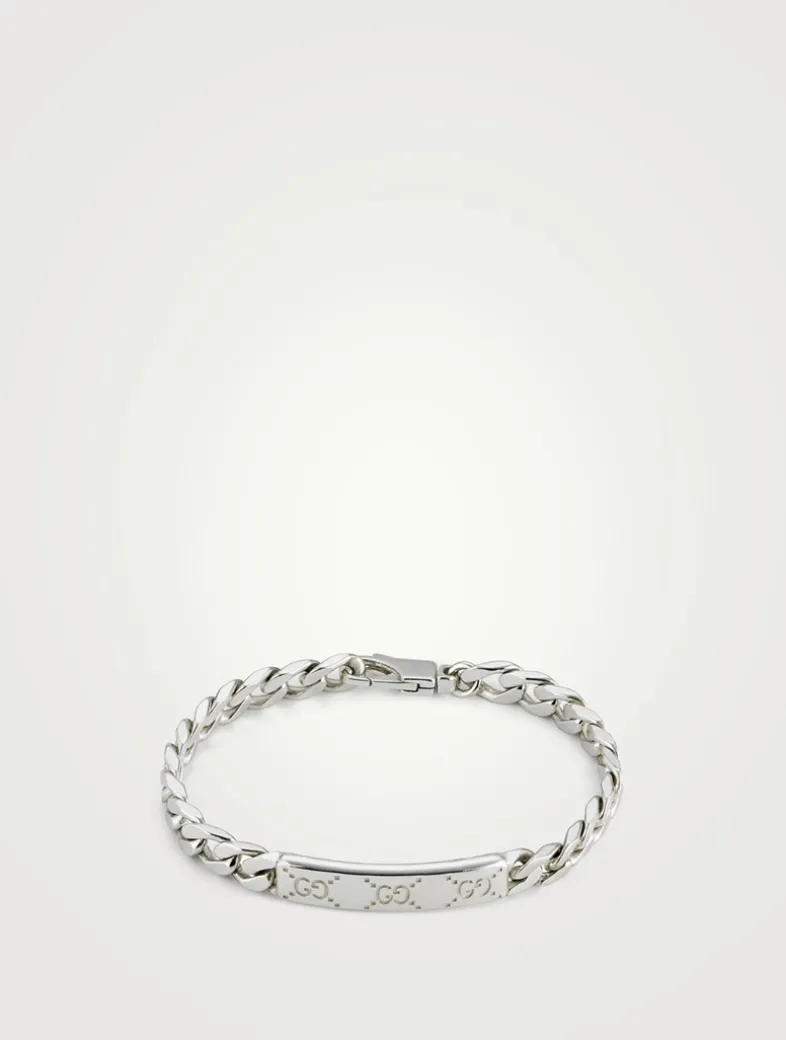 Gucci Signature Silver Bracelet