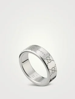 Gucci Signature Silver Ring