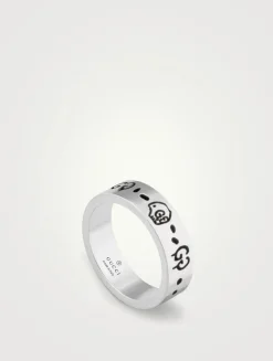 GucciGhost Sterling Silver Ring