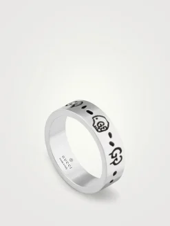 GucciGhost Sterling Silver Ring