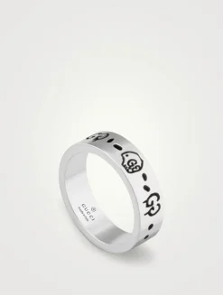 GucciGhost Sterling Silver Ring