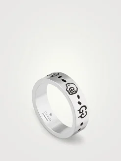 GucciGhost Sterling Silver Ring