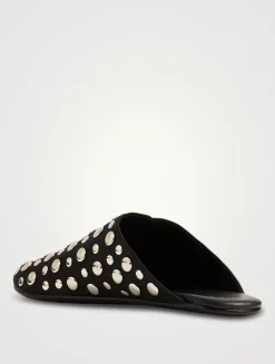 Gunter Studded Leather Mules
