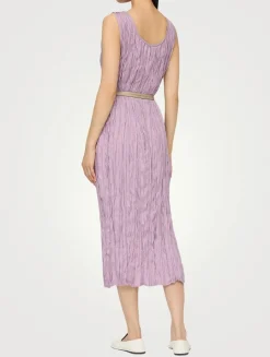 Hand Plissé Sleeveless Dress