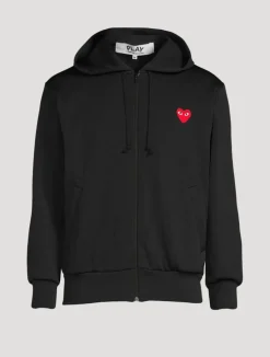 Heart Zip-Up Hoodie