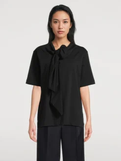 Hebitta Tie-Neck T-Shirt