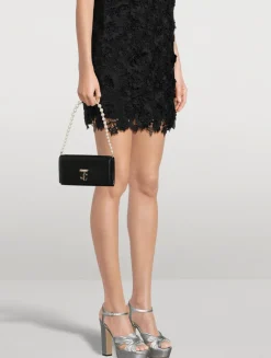 Heloise Metallic Leather Platform Sandals