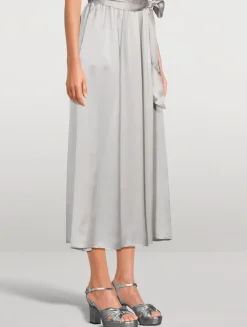 Heloise Metallic Leather Platform Sandals