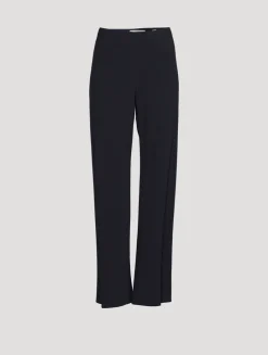 High-Waisted Bias Trousers