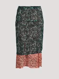 Homoa Layered Midi Skirt