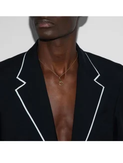 Horsebit 18K Gold Chain Necklace