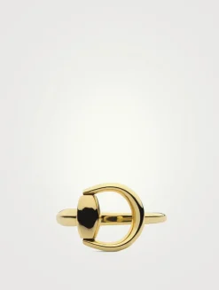 Horsebit 18K Gold Ring