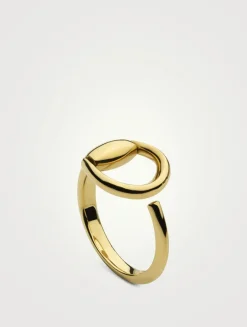Horsebit 18K Gold Ring