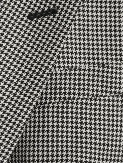 Houndstooth Wool Mohair Blazer