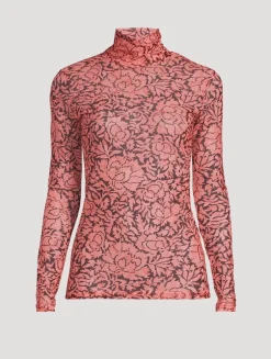 Hoyser Turtleneck In Floral Print