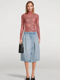 Hoyser Turtleneck In Floral Print