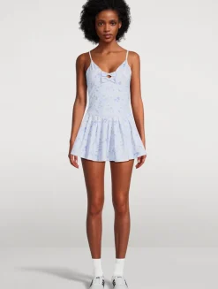 Hubert Mini Dress In Floral Print