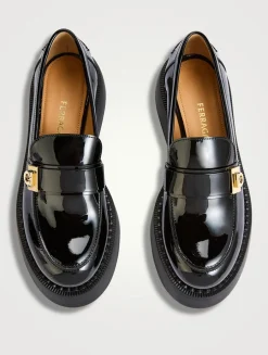 Hug Patent Leather Loafers