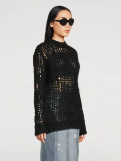 Hunter Glossy Round Cat Eye Sunglasses