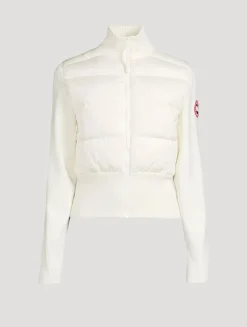 HyBridge® Down And Wool Knit Jacket