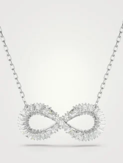Hyperbola Crystal Infinity Necklace