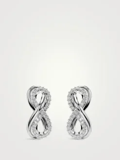 Hyperbola Crystal Stud Earrings