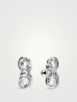 Hyperbola Crystal Stud Earrings