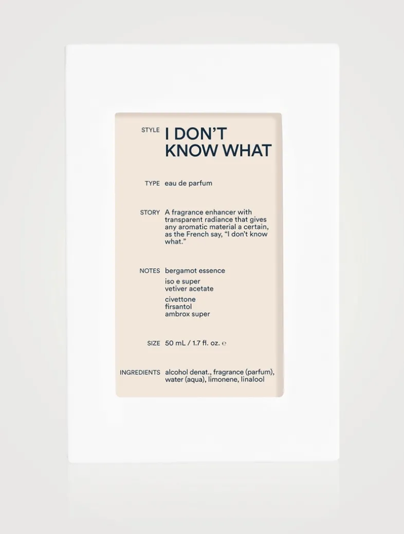 I Don't Know What Eau de Parfum