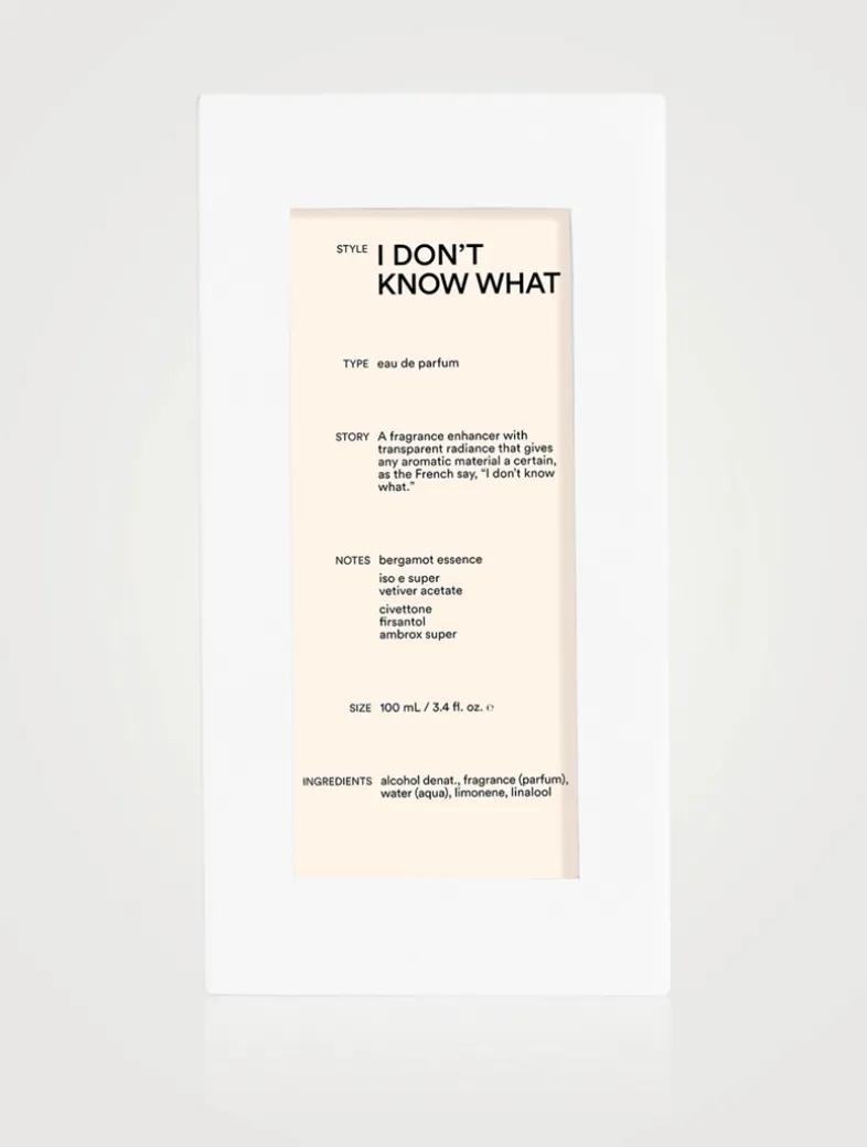 I Don't Know What Eau de Parfum