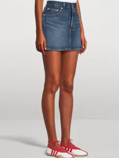Icon Denim Mini Skirt