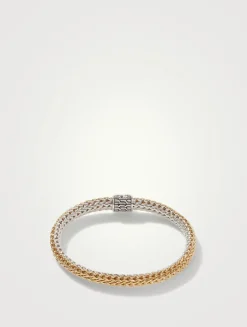 Icon 6.5mm Reversible Bracelet With Pavé Diamonds