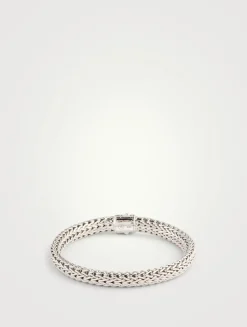 Icon Sterling Silver Bracelet With Blue Sapphire